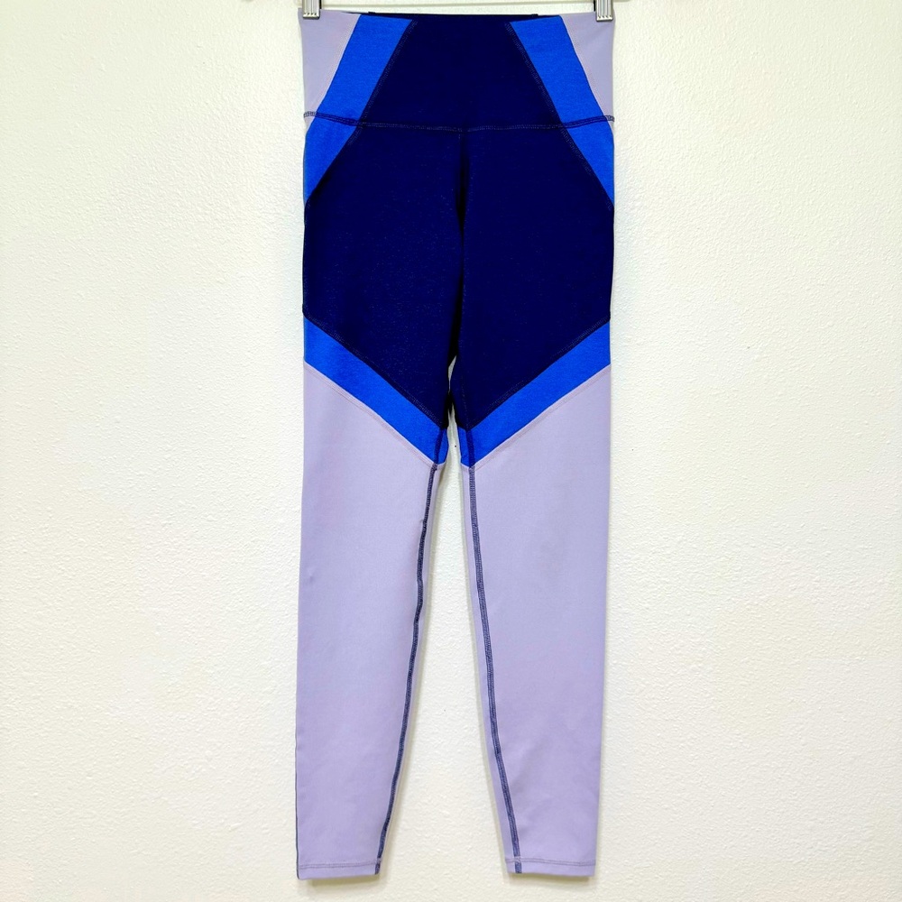 Old Navy High Waisted Dry Wicking Color Block Compression Leggings, S